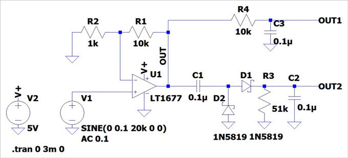 基于8002B的電磁信號放大檢波