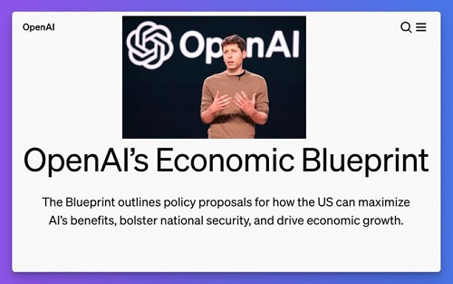 OpenAI發布美國AI經濟藍圖 AI發展要一切以美國為中心，基礎設施建設是決定因素